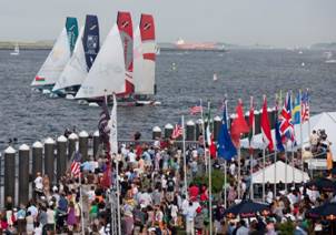 Extreme Sailing Series "stadium" racing is proving to be popular in Boston